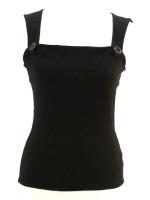 Cowl Neck Button Top