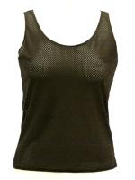 Green retro tank vest top